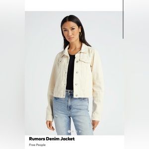 Free People Rumors Denim Jacket